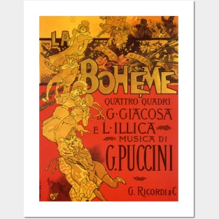 Vintage La Boheme Opera Posters and Art